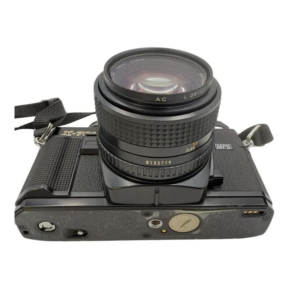 Minolta X-700 35mm SLR Film Camera W 2 50mm F1.4 MD Rokinon 75-200mm F4, Filter